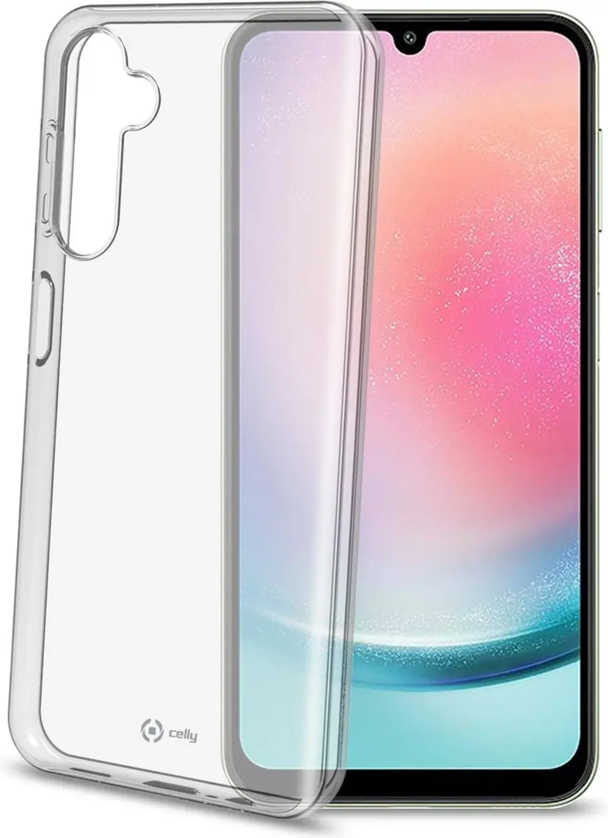 Celly Gelskin Siliconen Hoesje Samsung Galaxy A24 - Transparant