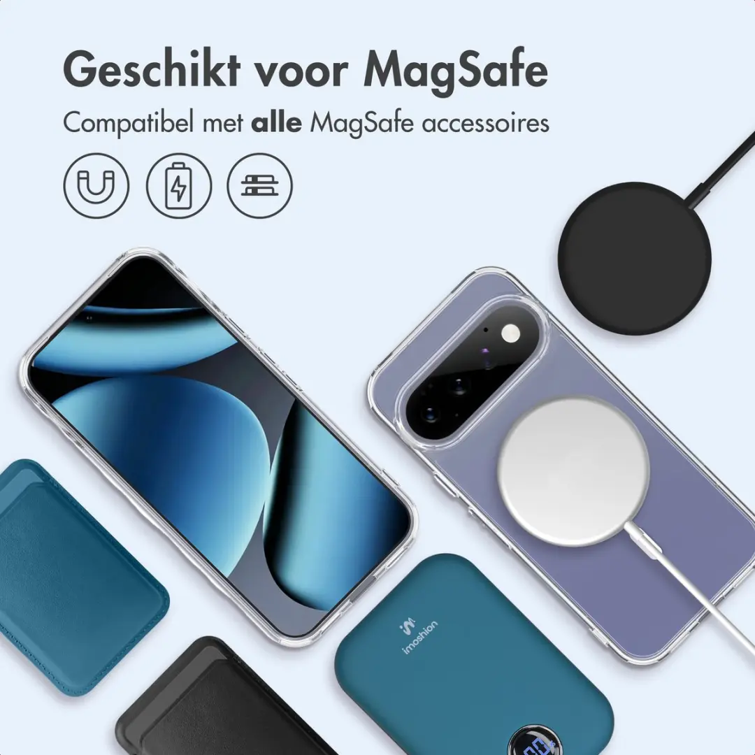Imoshion Hoesje Google Pixel 11 Pro - Magnetische Ring - Transparant - afbeelding 6 van 6