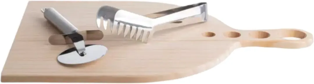 Gusta 4-delige Pizza/Pasta Set 'Livorno' - Bruin