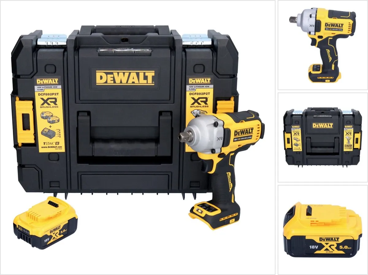 DeWalt DCF 892 NT Accu Slagmoersleutel 18V 813Nm