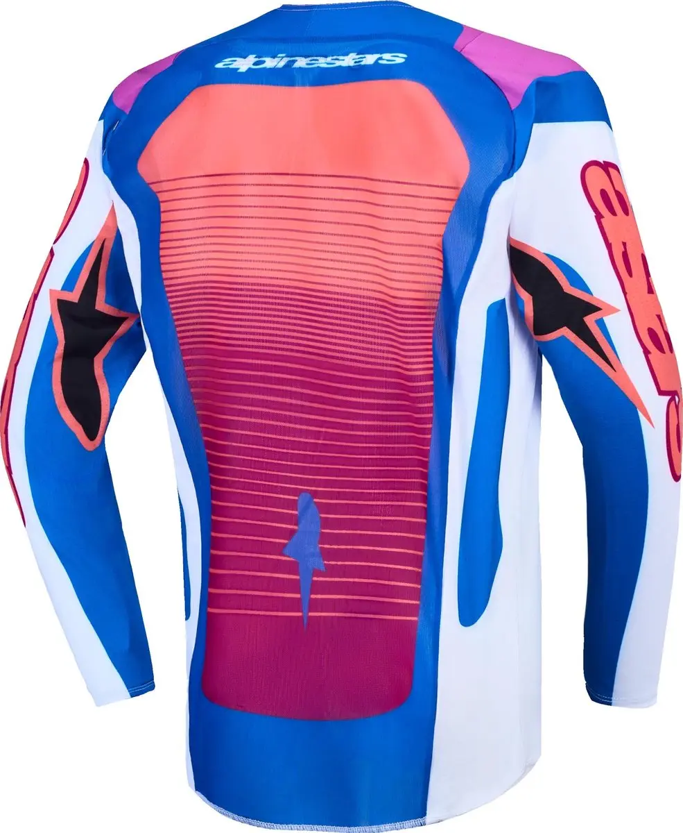 Alpinestars Supertech Maven Jeugd Motocrosstrui - Zwart/wit/blauw/rood L