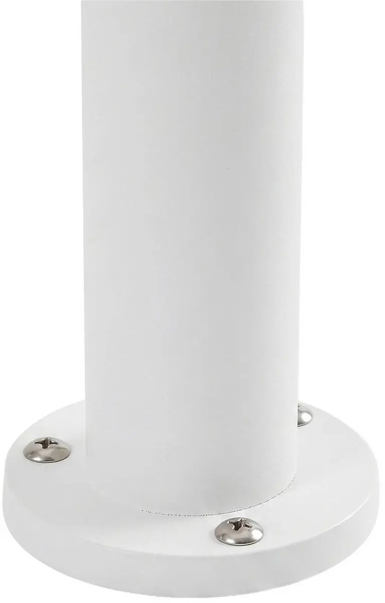 PRIOS Padverlichting Zuillamp Aluminium Glas H60cm GU10 Wit