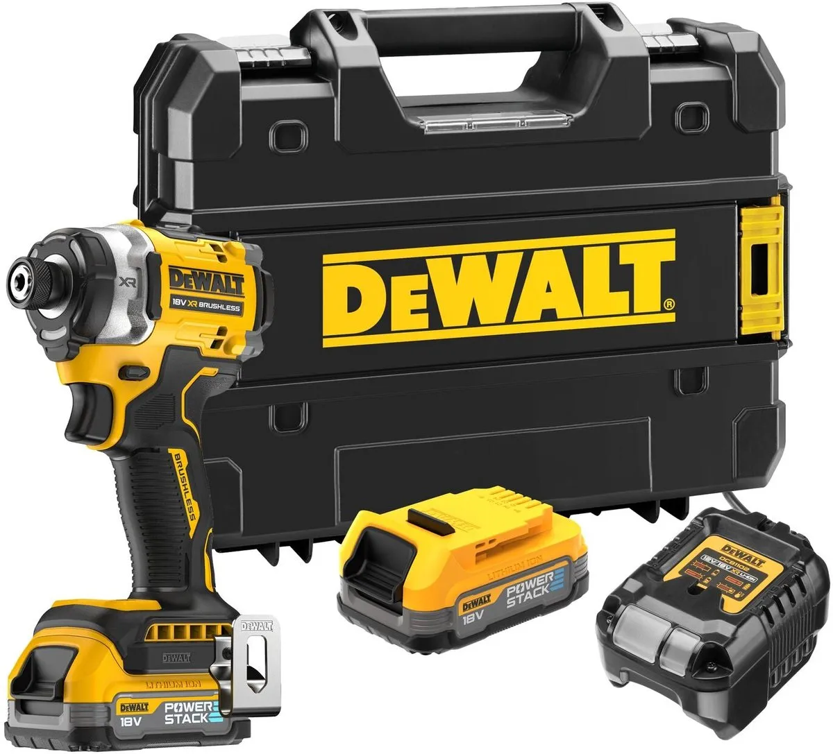 DeWalt DCF860E2T Slagschroevendraaier 282Nm 18V XR - Geel/Zwart