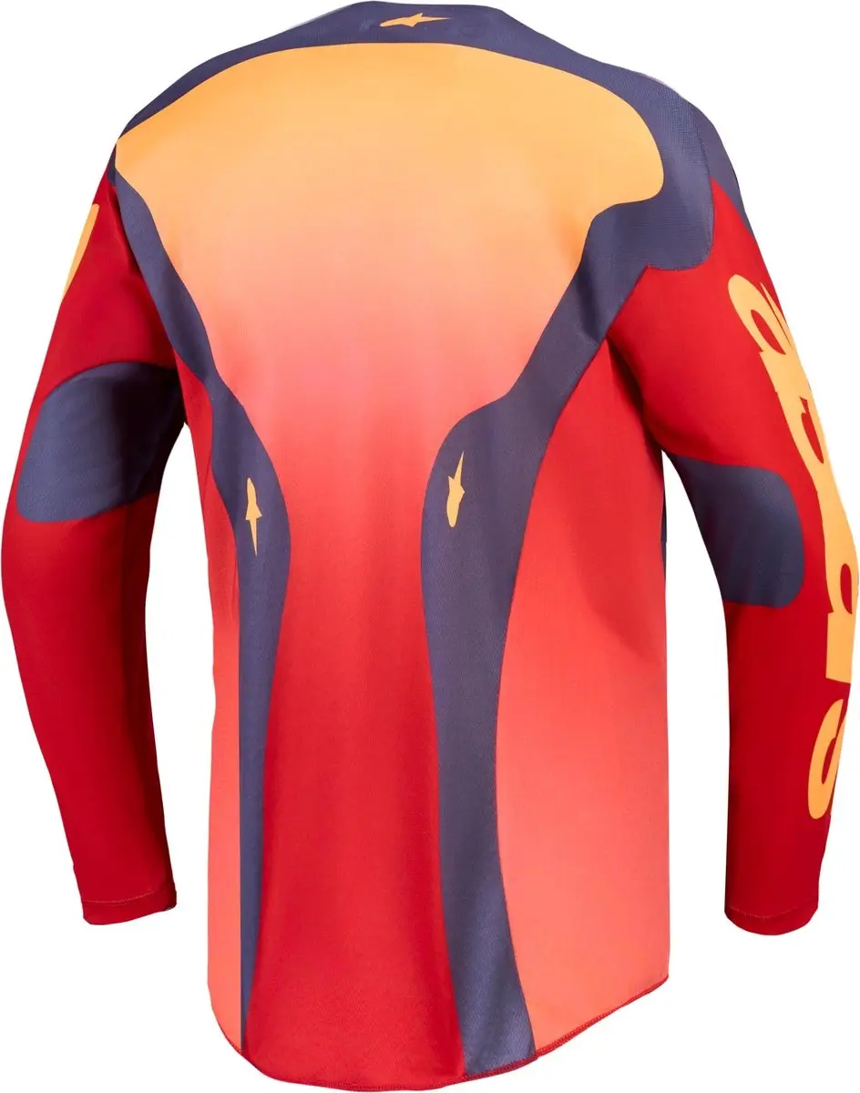 Alpinestars Racer Hunt Motocross Trui - Grijs/Rood/Geel M