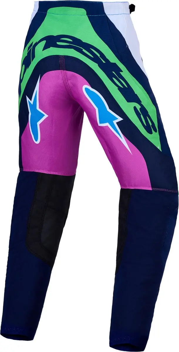 Alpinestars Supertech Maven Jeugd Motocrossbroek 22 - Zwart/Wit/Blauw/Rood