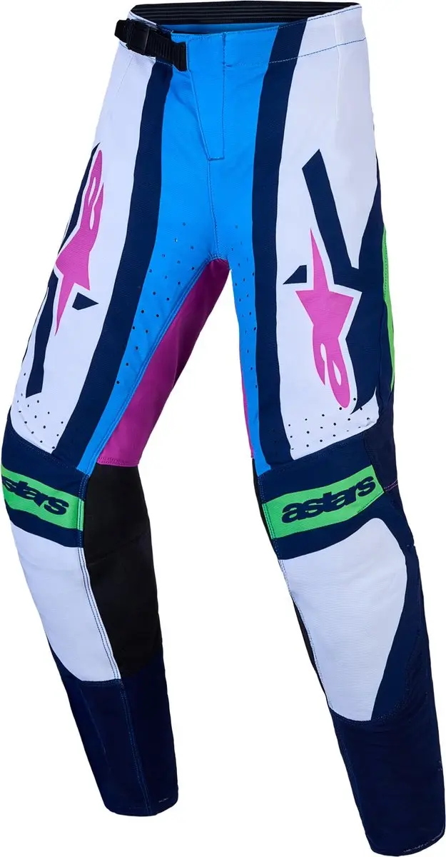 Alpinestars Supertech Maven Jeugd Motocrossbroek 22 - Zwart/Wit/Blauw/Rood