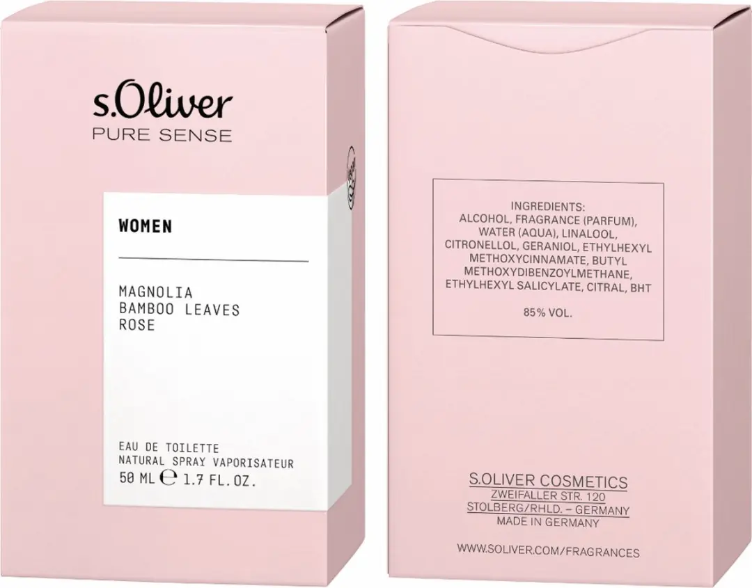 s.Oliver Pure Sense Woman Eau de Toilette 50ml