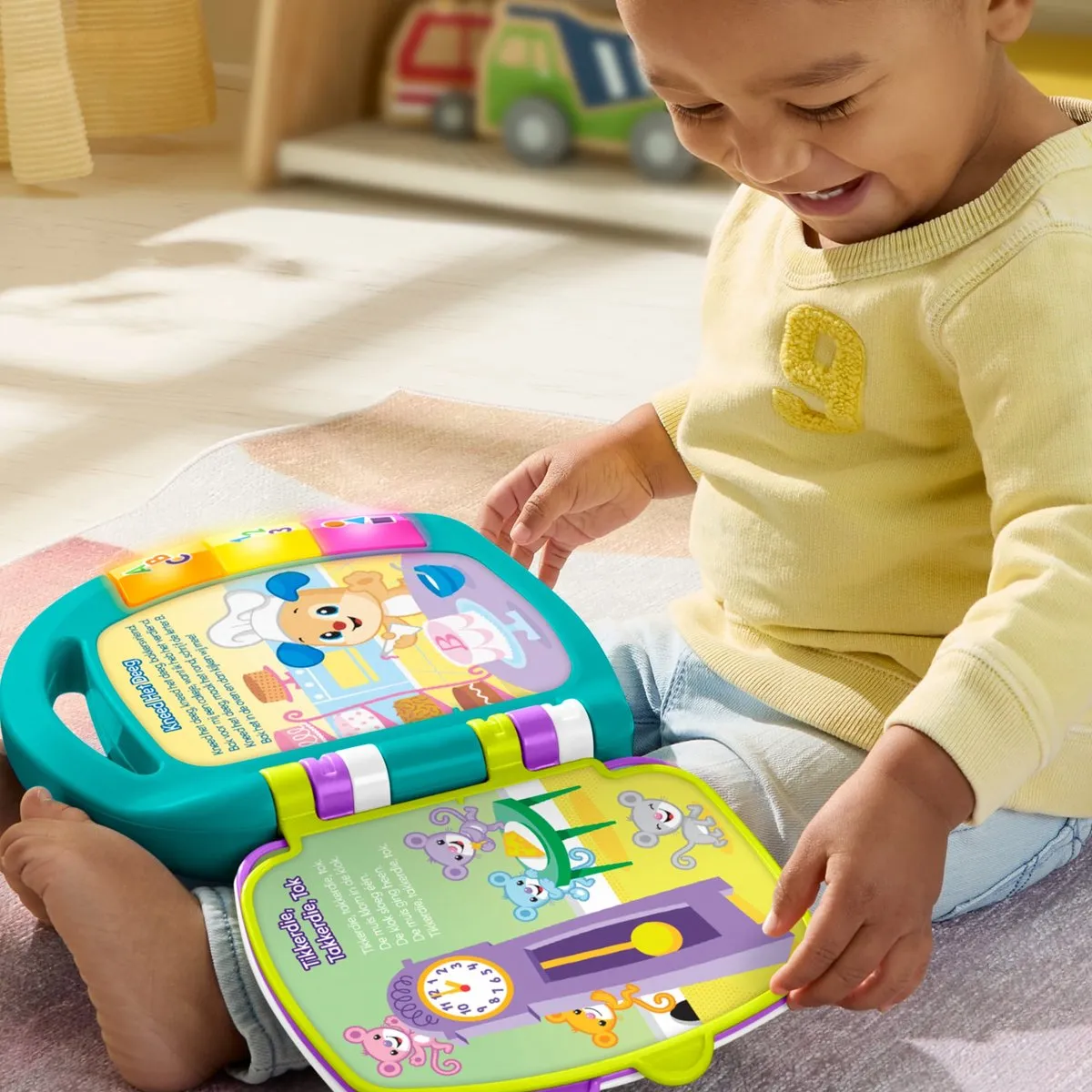 Fisher-Price Leerplezier Verhalenboek Versjes JMM52 - Muzikaal Meerkleurig