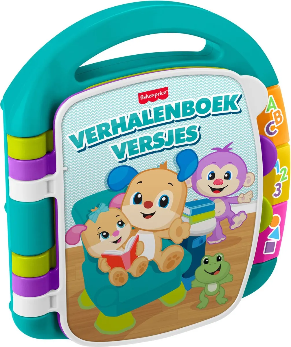 Fisher-Price Leerplezier Verhalenboek Versjes JMM52 - Muzikaal Meerkleurig