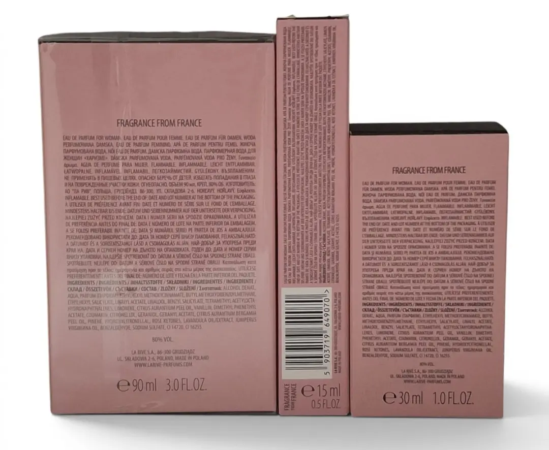 La Rive Charisme Dames Parfumset 135ml - 3 Stuks