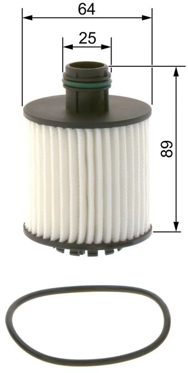 Bosch Oliefilter P7259 - o.a. Fiat 500L/Panda/Punto/Fiorino