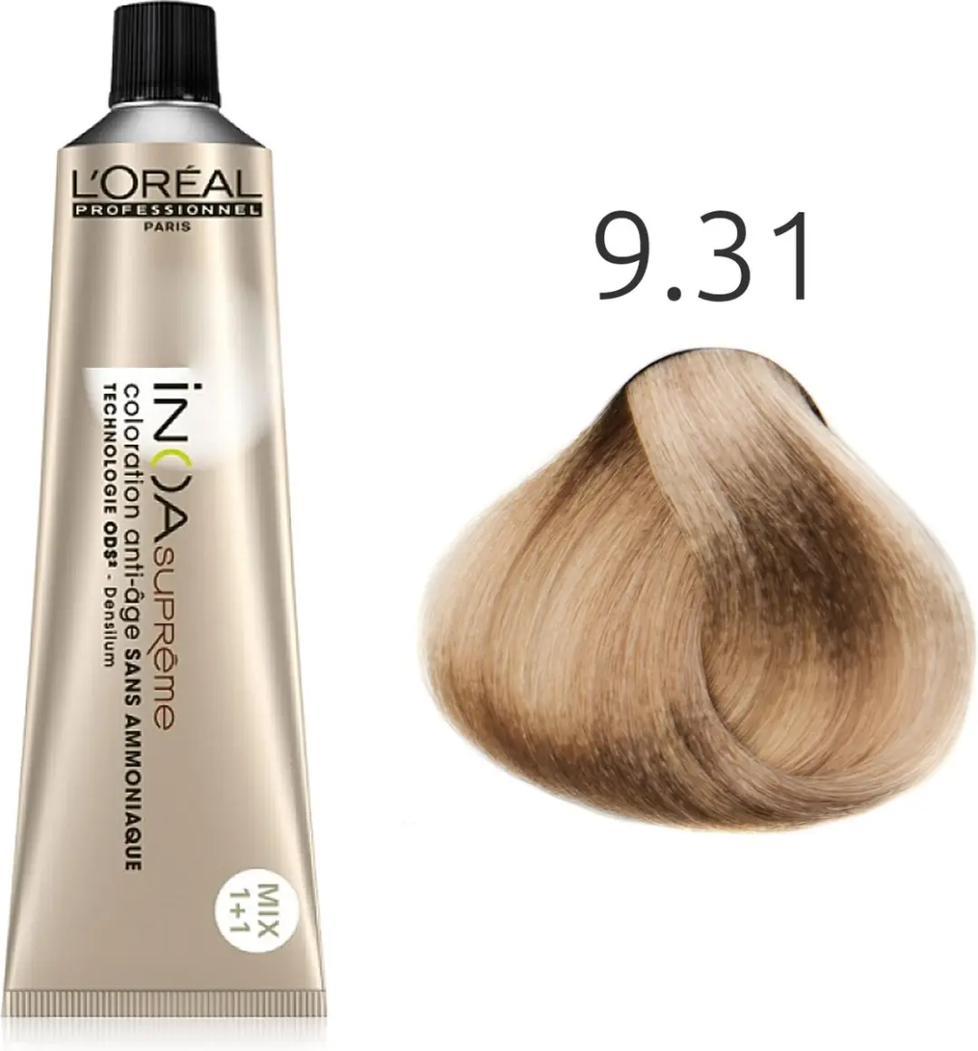 L'Oréal Professionnel Inoa Supreme 60g Permanent Full Coverage Midden Blond