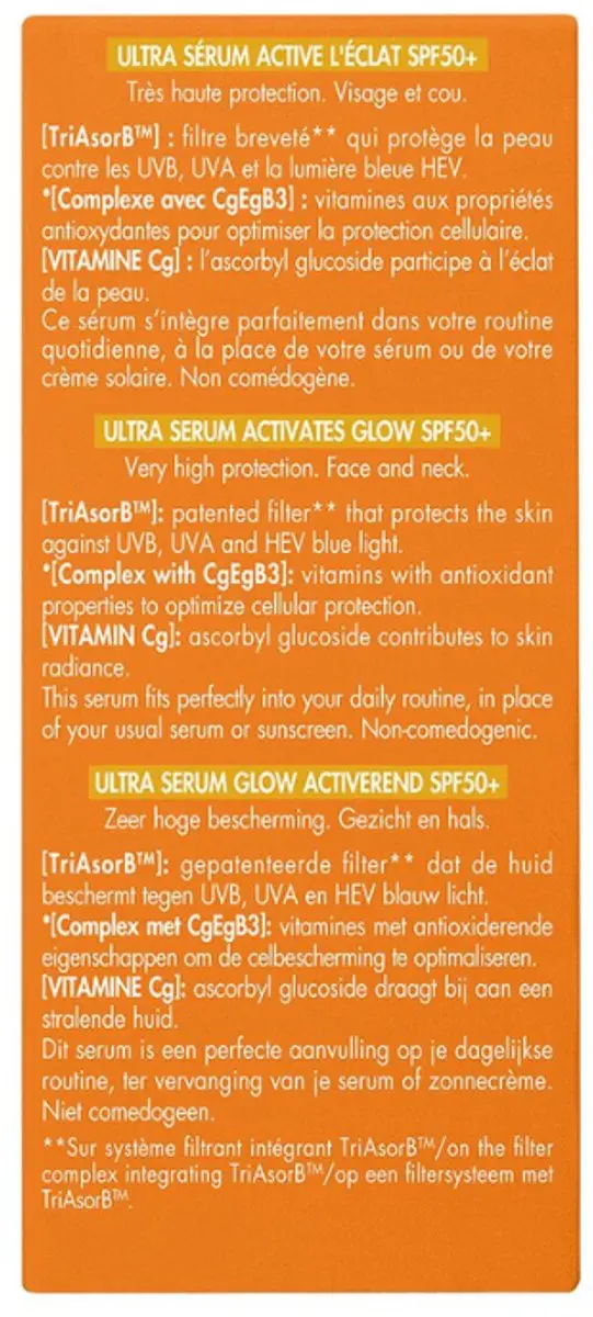 Avène Ultra Glow Activerend Serum SPF50+ 30ml