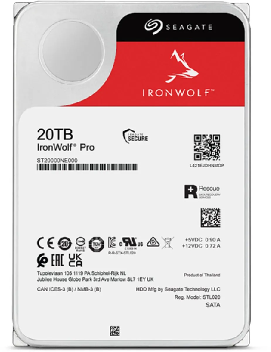 Seagate IronWolf Pro ST20000NT001 NAS HDD 20TB