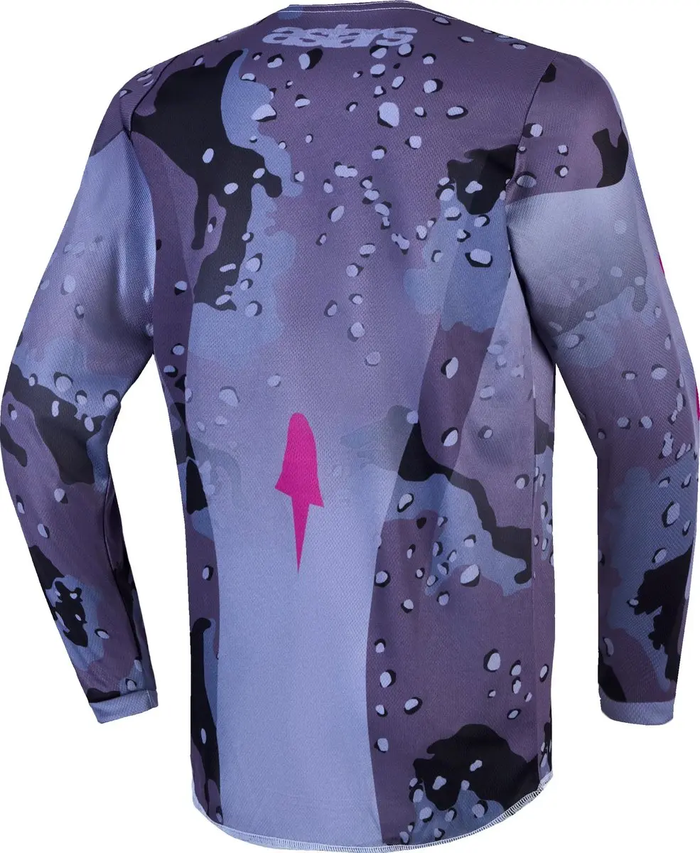 Alpinestars Fluid Lone Jeugd Motocrosstrui - Grijs/Paars S