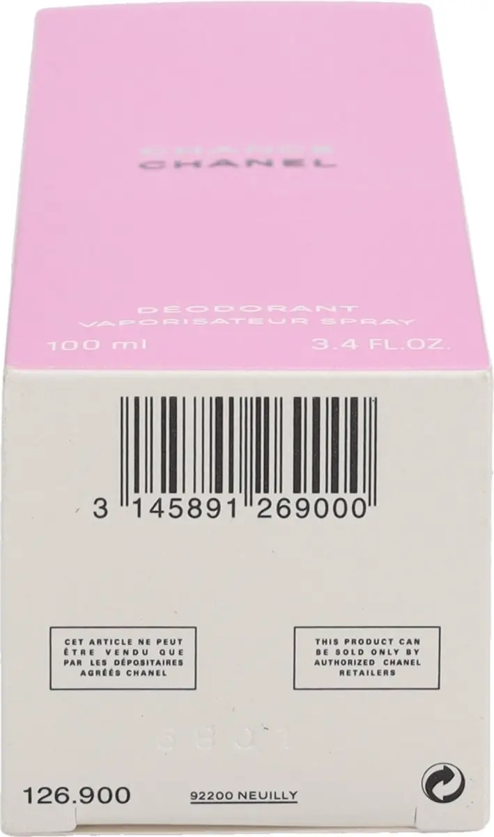 Chanel Chance Deodorant Spray 100ml