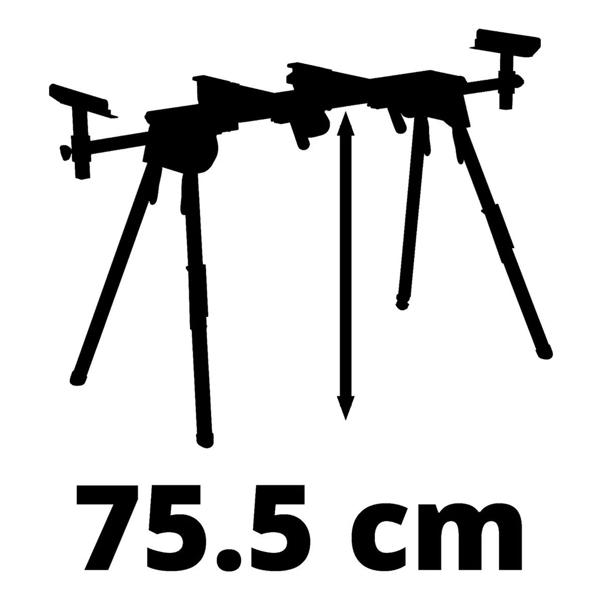 Einhell MSS 1608 Onderstel voor Afkortzagen - 80kg - Inklapbaar