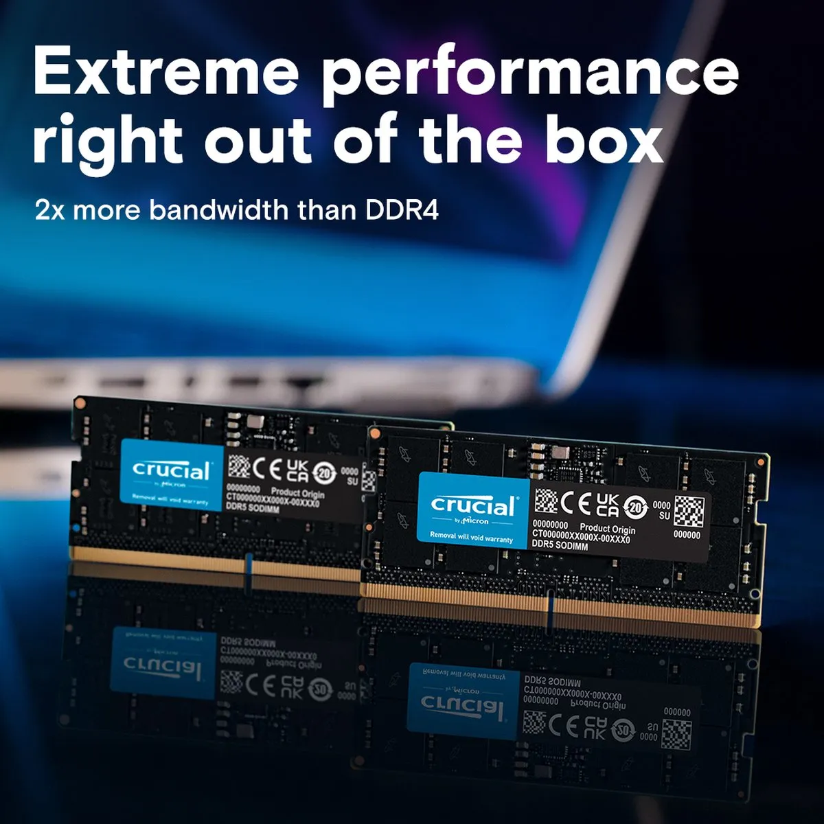 Crucial CT2K16G48C40S5 Laptopgeheugen 32GB DDR5 SODIMM