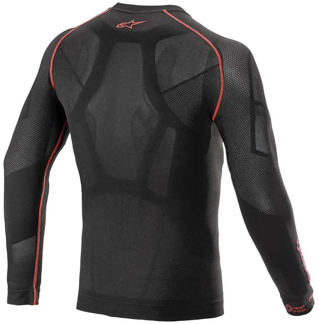 Alpinestars Ride Tech V2 Top Long Sleeve Zomeronderkleding M-L - Zwart/Rood
