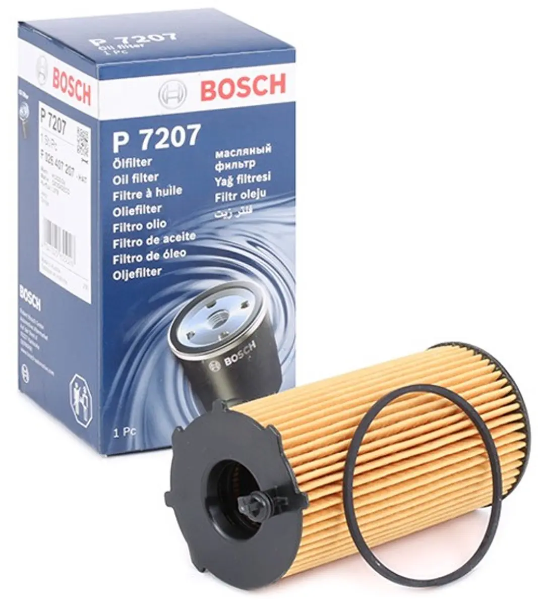 Bosch Oliefilter P7207 - o.a. Jeep Wrangler/Cherokee/Dodge Nitro
