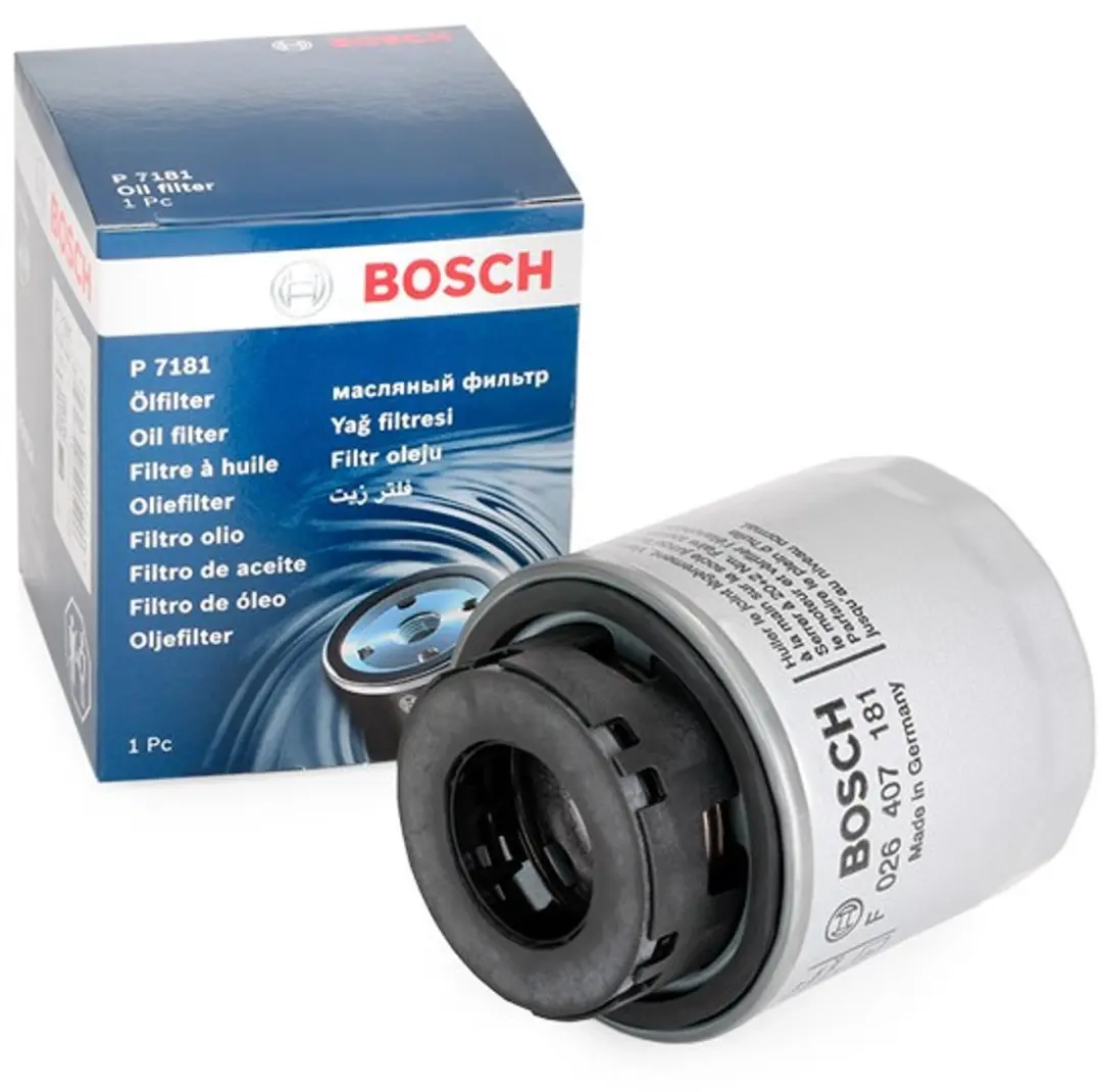 Bosch Oliefilter P7181 - o.a. VW Golf/Polo/Passat/Tiguan/Touran