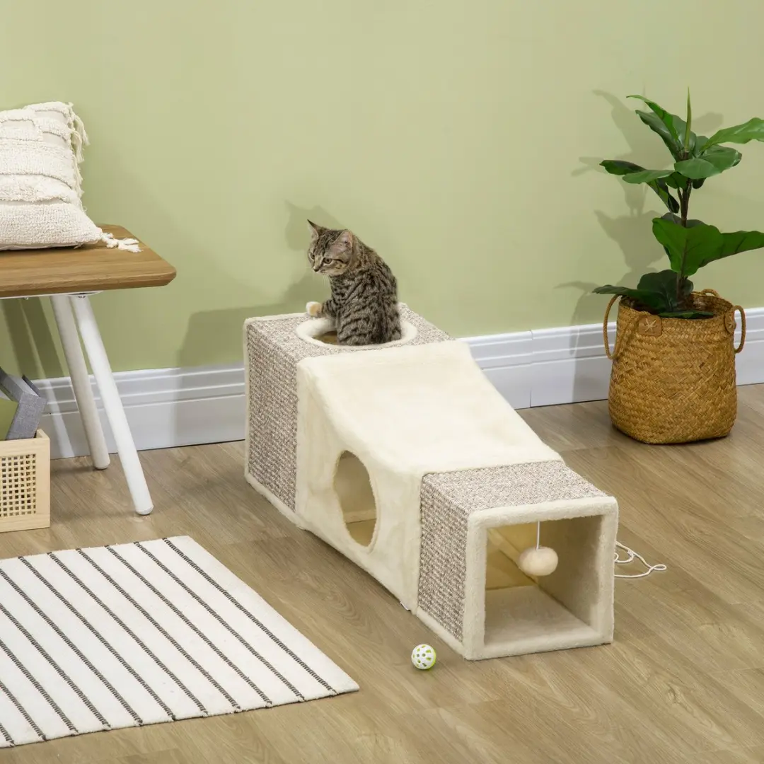 Pawhut Kattentunnel 17cm - 1 Niveau