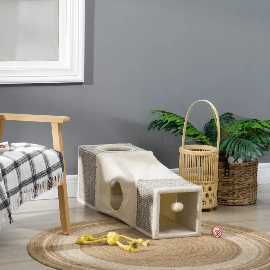Pawhut Kattentunnel 17cm - 1 Niveau