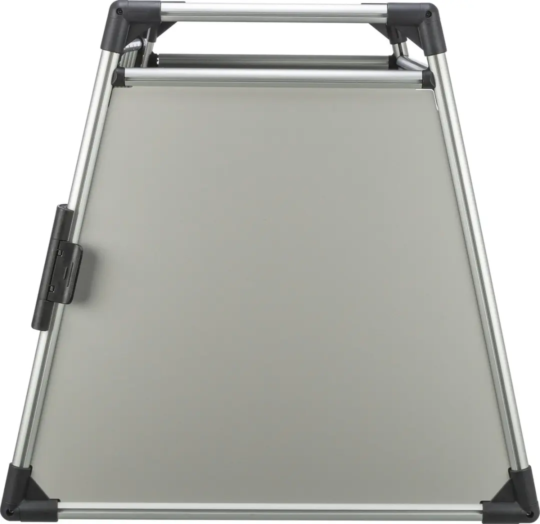 Trixie Aluminium Transportbox XL 94x93x87cm - Zilverkleurig/Zwart