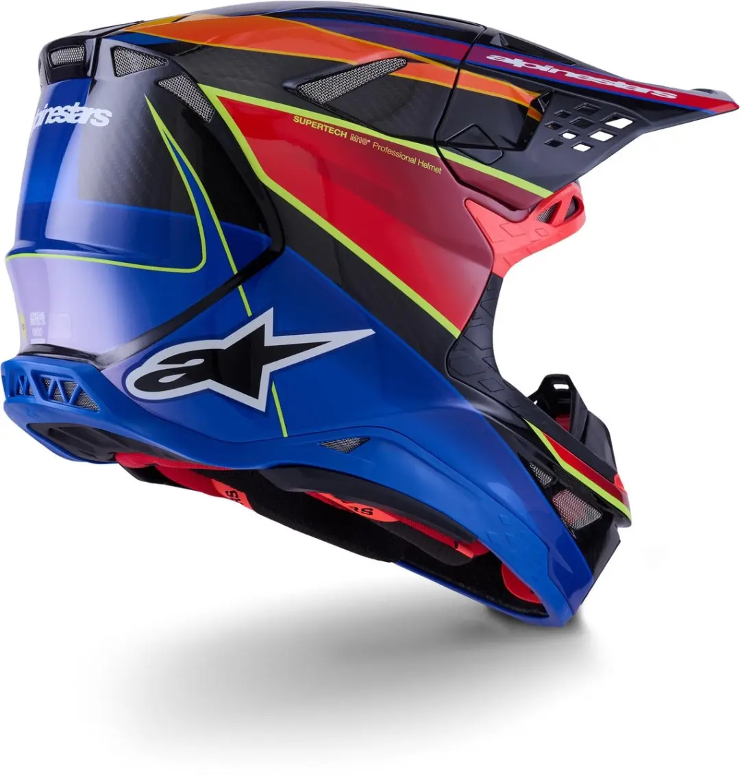 Alpinestars Supertech S-M10 Era 2025 Motorcrosshelm - XXL - Blauw/Rood