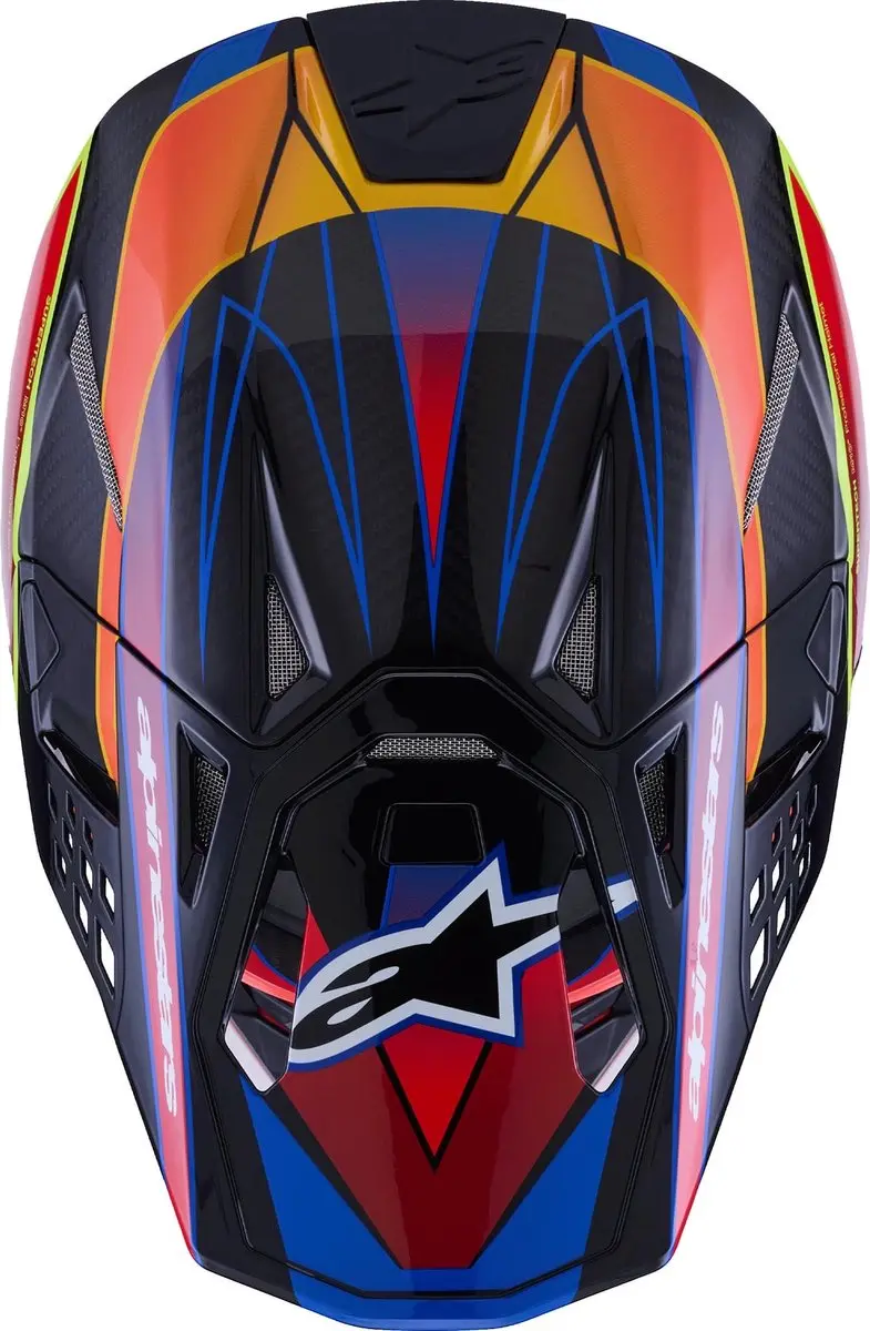 Alpinestars Supertech S-M10 Era 2025 Motorcrosshelm - XXL - Blauw/Rood