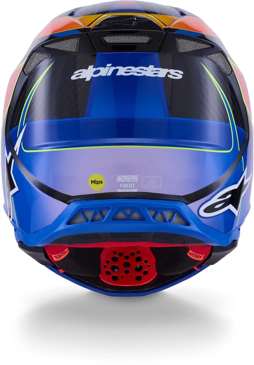 Alpinestars Supertech S-M10 Era 2025 Motorcrosshelm - XXL - Blauw/Rood