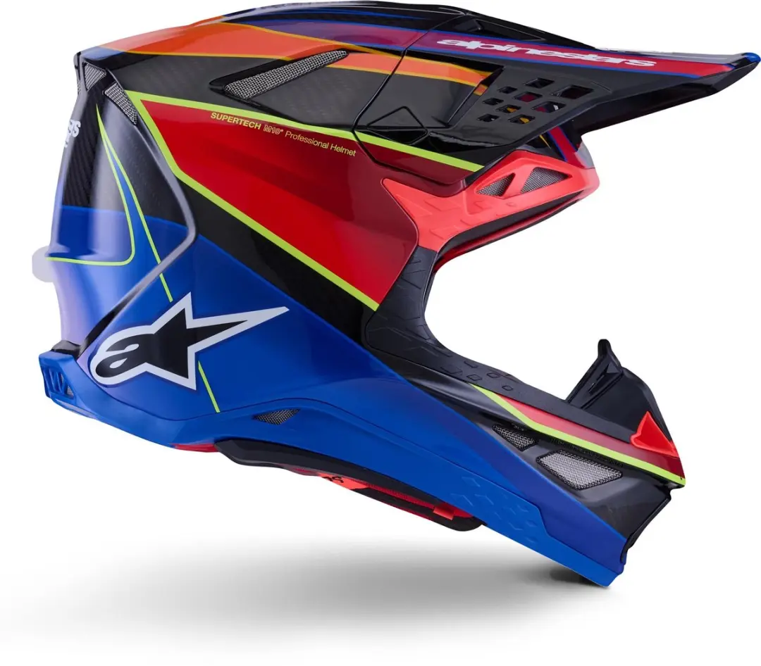 Alpinestars Supertech S-M10 Era 2025 Motorcrosshelm - XXL - Blauw/Rood