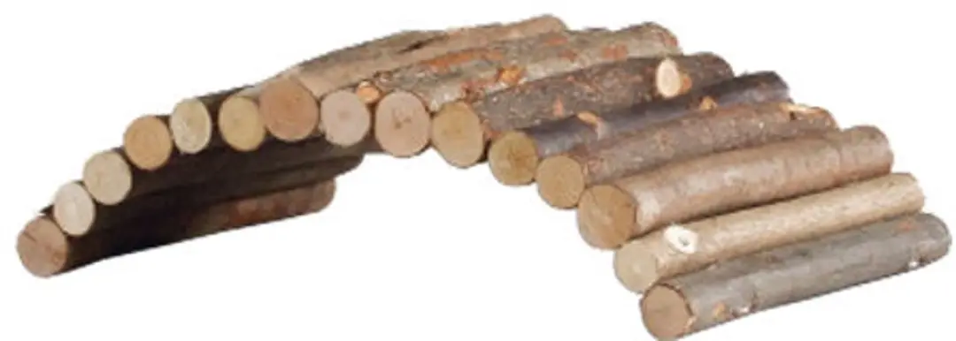 Beeztees Forest Wilgen Loopbrug 65cm - Bruin