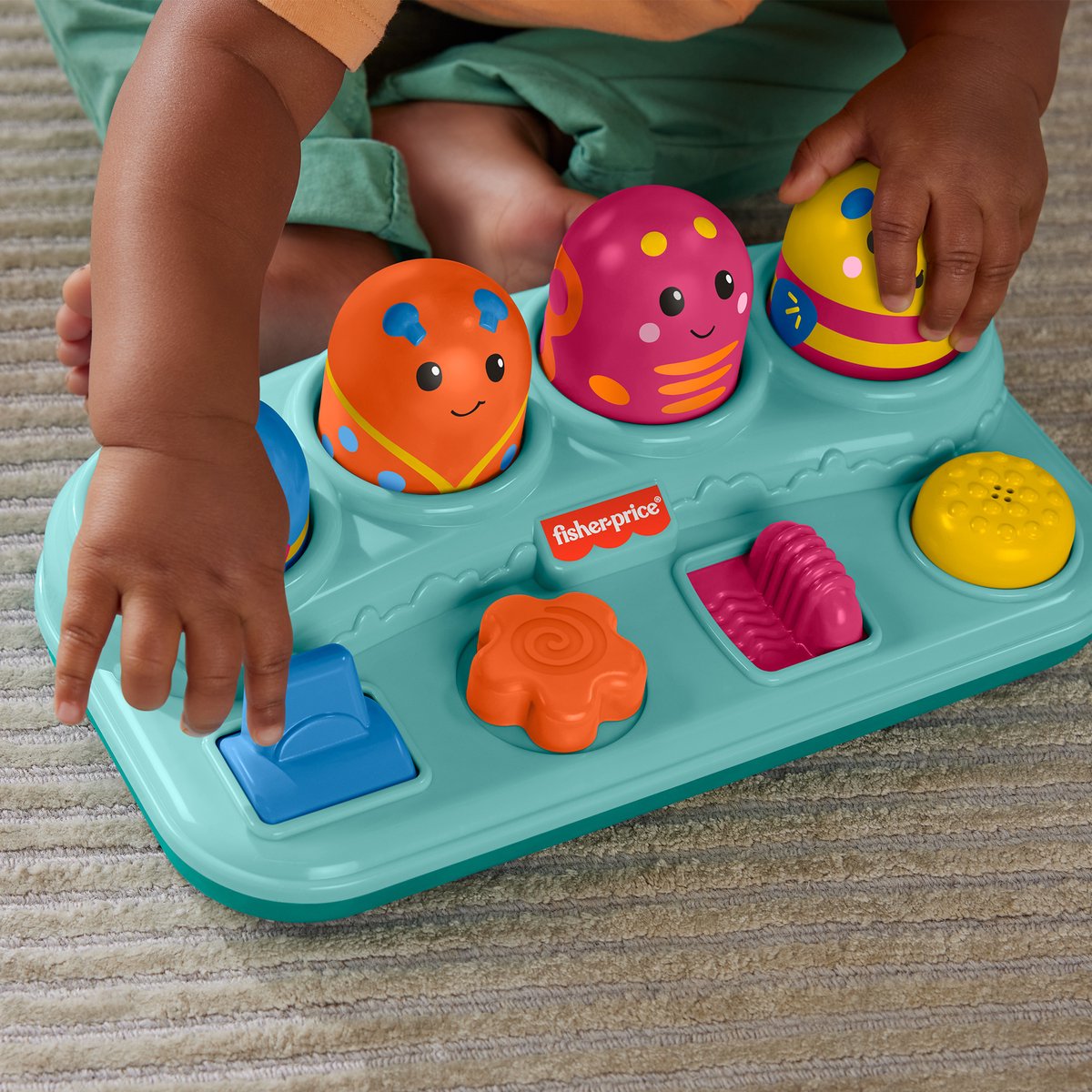 Fisher Price Hoppende Bugs Blauw