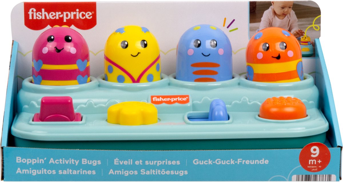 Fisher Price Hoppende Bugs Blauw
