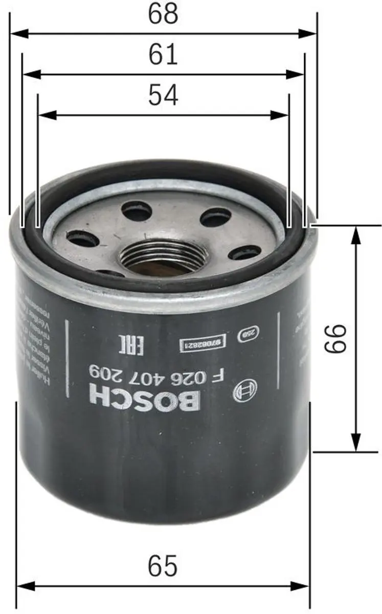 Bosch Oliefilter P7209