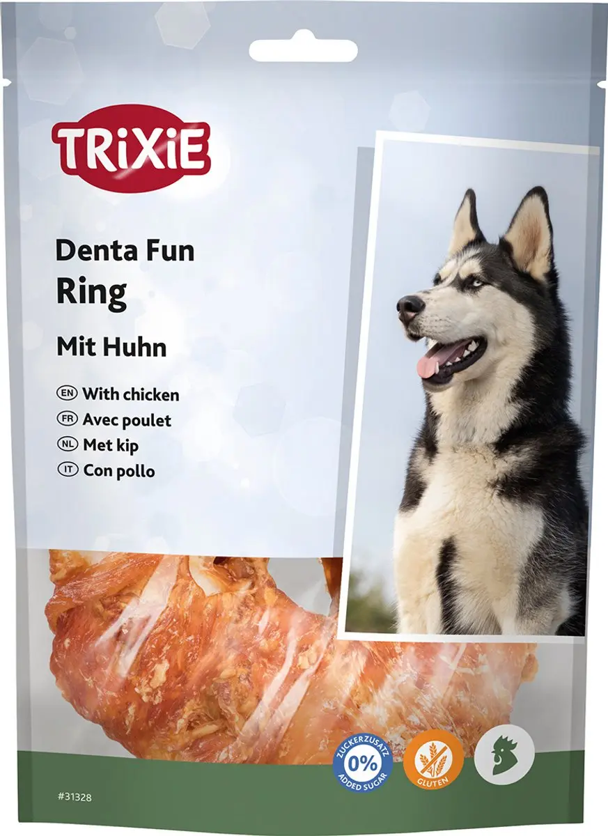 Trixie Denta Fun Kauwring Kip