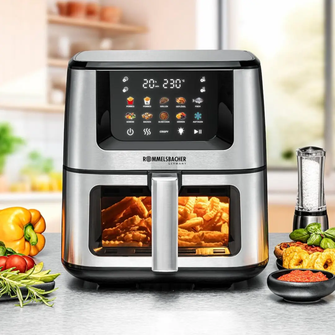 Rommelsbacher FRH 1850 Airfryer 1870W - RVS