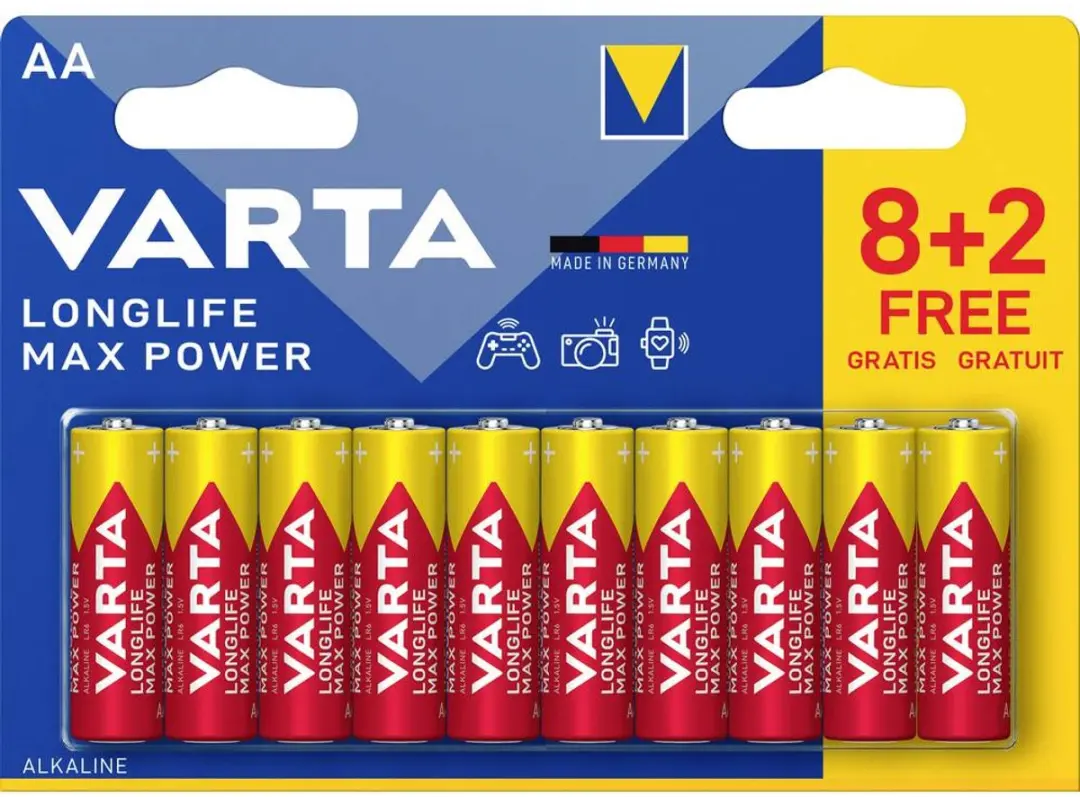 Varta Longlife Max Power AA Alkaline