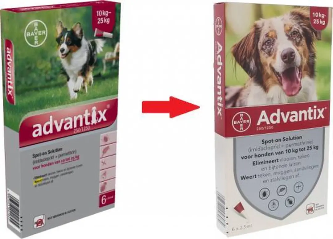 Advantix Spot On 250/1250 Anti-Vlooienmiddel 6 Pipetten