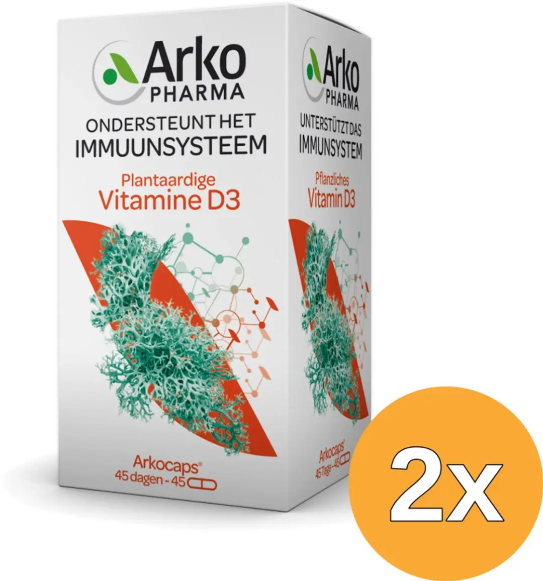 Arkocaps Vitamine D3 2000IE Vegan 45 Capsules