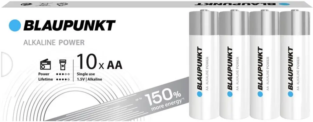 Blaupunkt AA Alkaline Batterijen - 10 Stuks