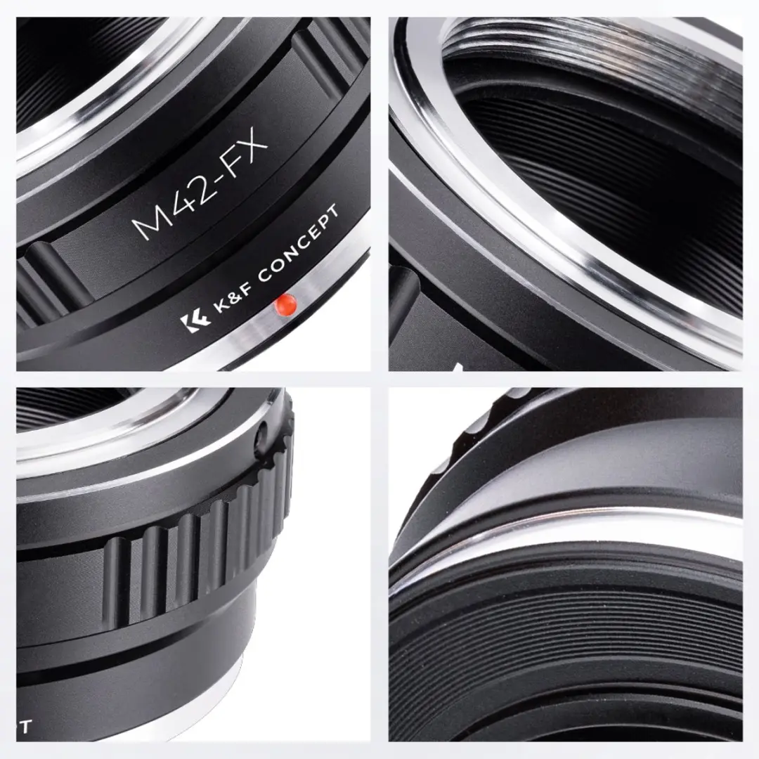 K&F Concept M42 Fuji FX Adapter - KF06.058 Zwart