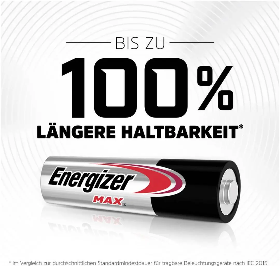 Energizer AA Penlite 1.5V - 8 Stuks