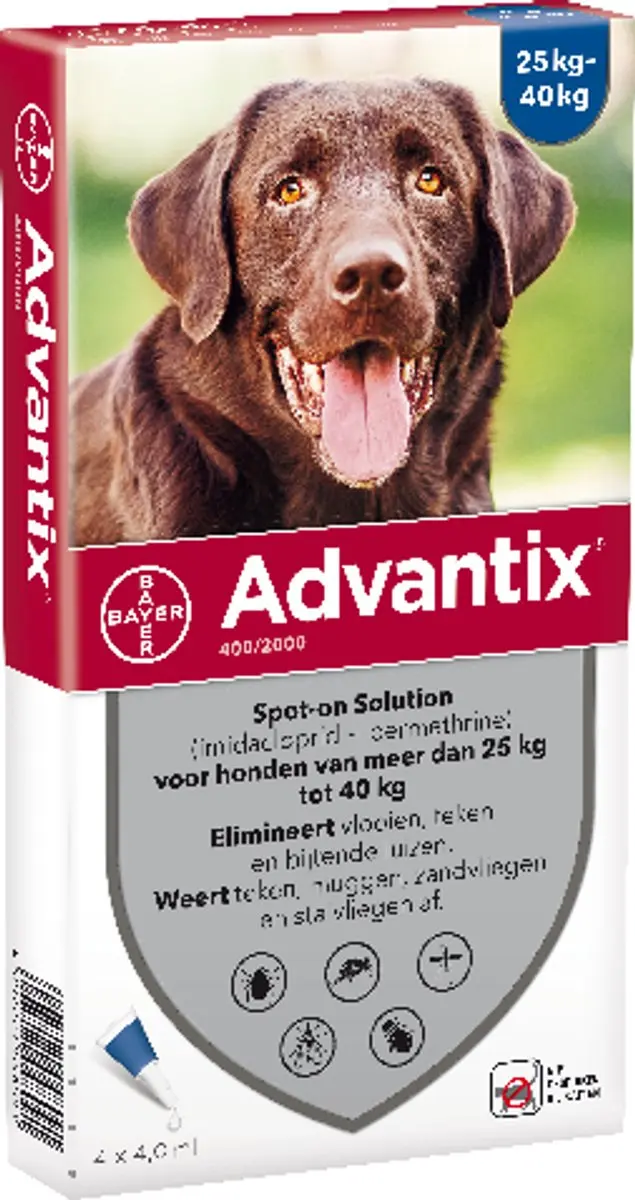 Advantix Vlooien & Teken Pipetten Hond XL