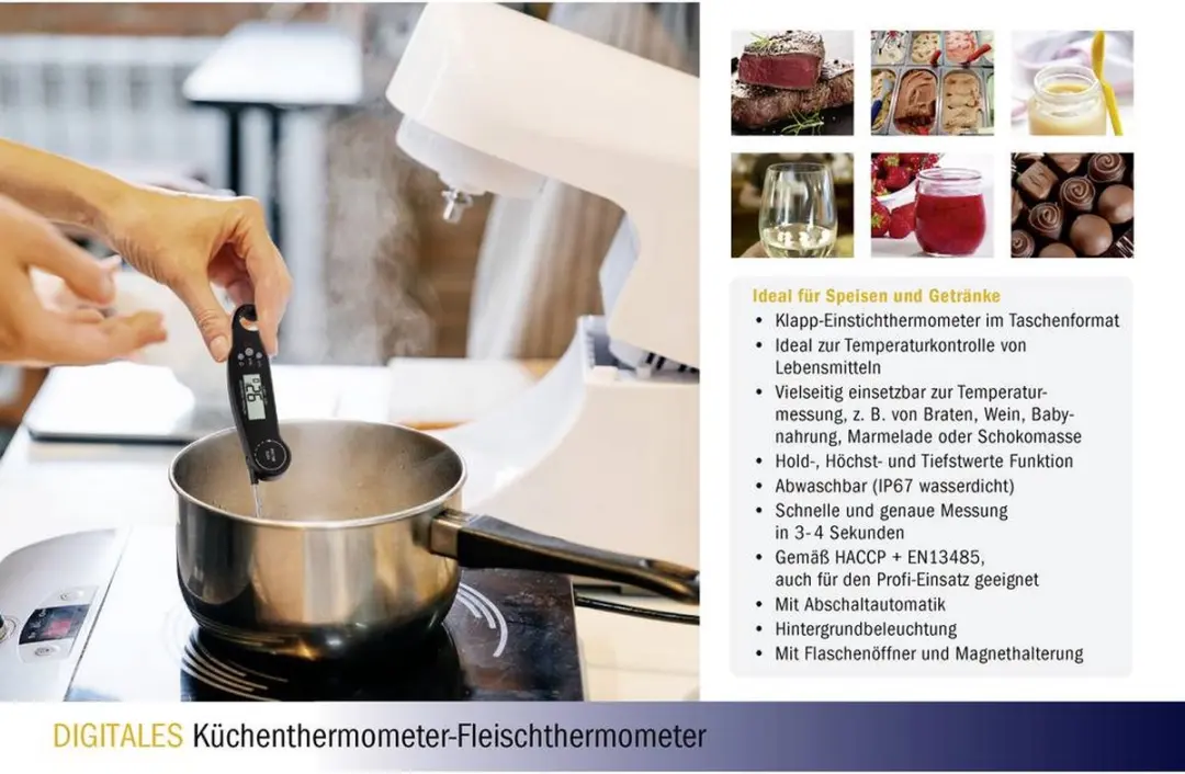 TFA Dostmann Keukenthermometer 30.1061.01 - Zwart