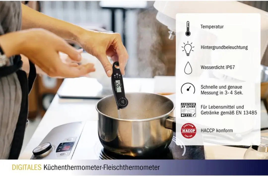 TFA Dostmann Keukenthermometer 30.1061.01 - Zwart
