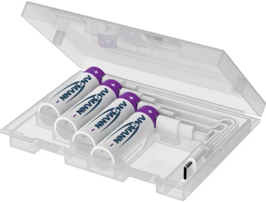 Ansmann Oplaadbare AA Li-ion Penlite 1950mAh - 4 Stuks