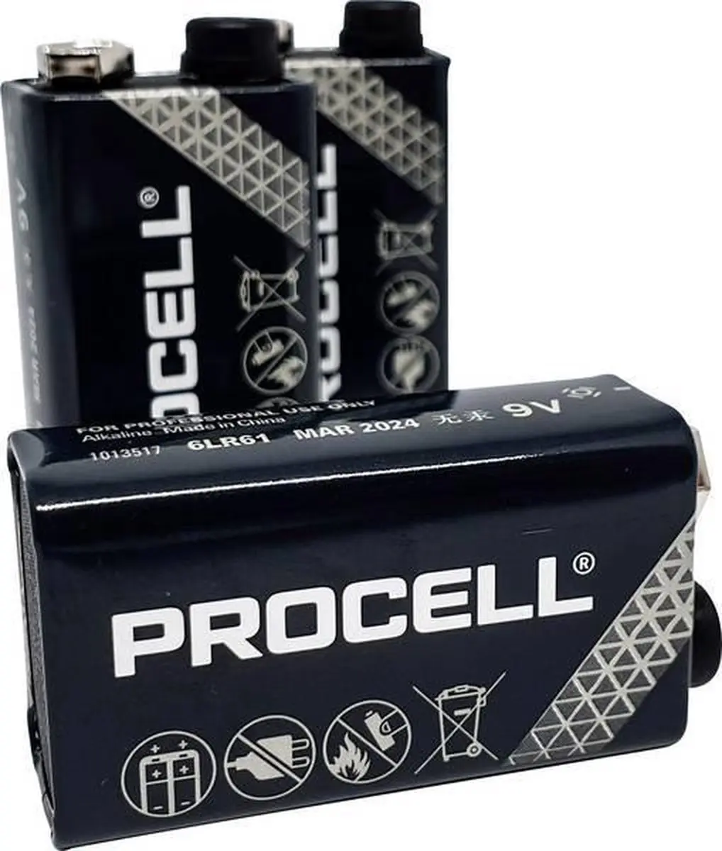 Duracell Procell Industrial 9V Alkaline