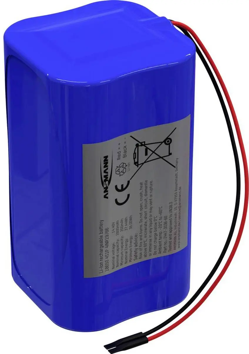 Ansmann 4S1P Accupack 14.4V 2600mAh